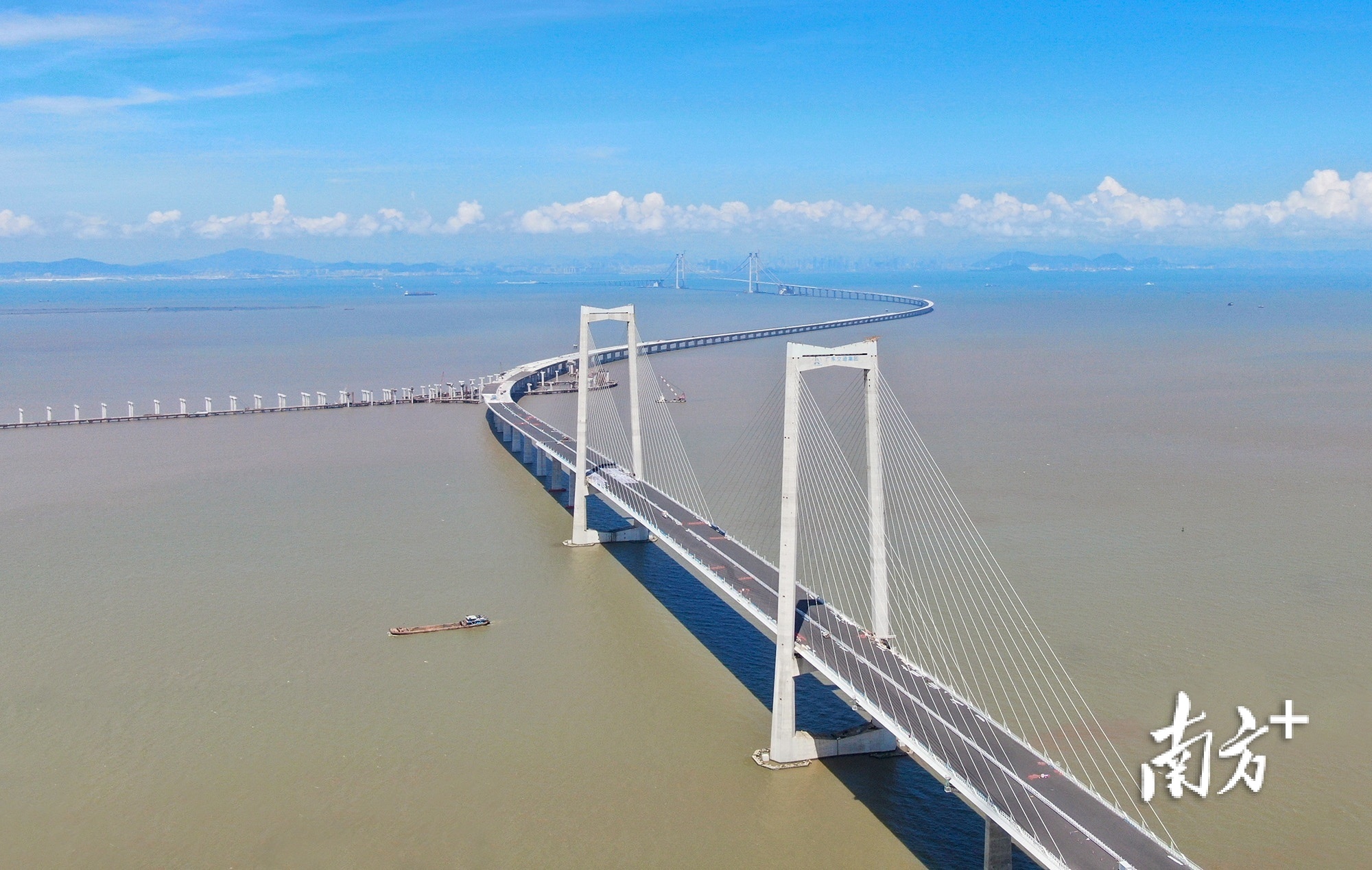 建设中的深中通道。 南方+ 叶志文 拍摄