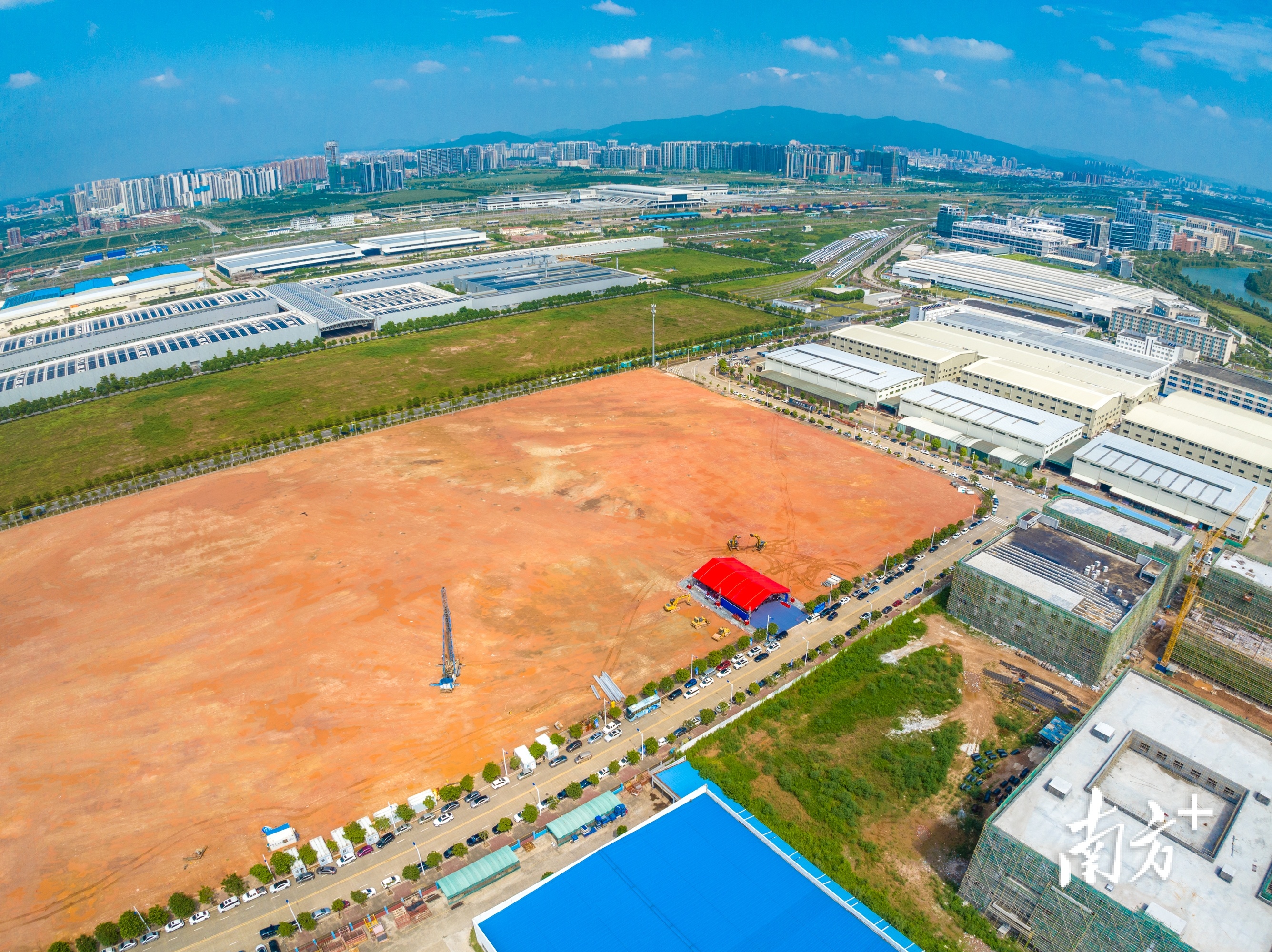 鹏厦大族机器人智造园项目所在地块。今昔印象供图