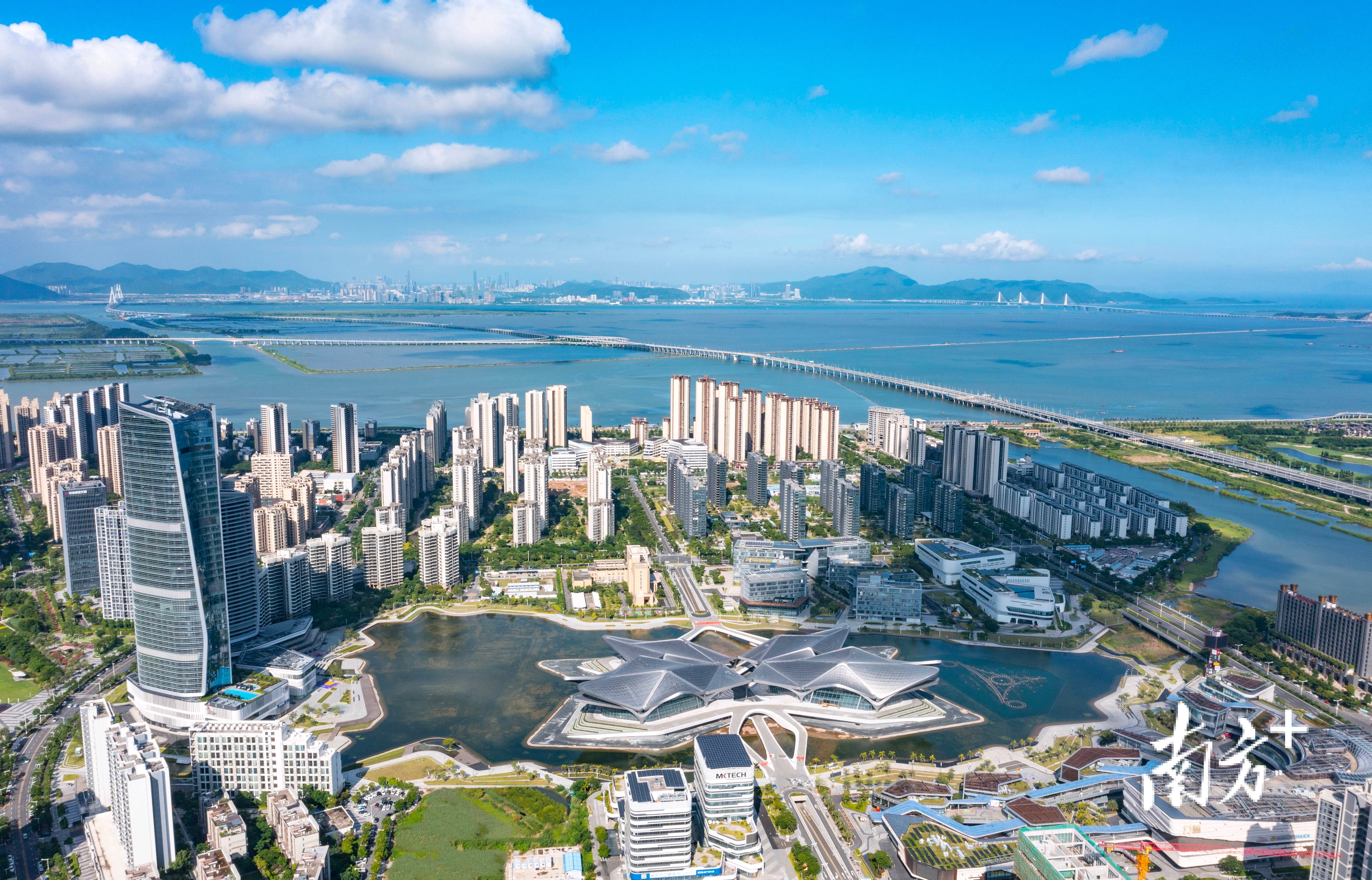 空中俯瞰金湾市民艺术中心。&nbsp;