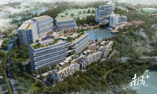 广东海大总部科技园区效果图