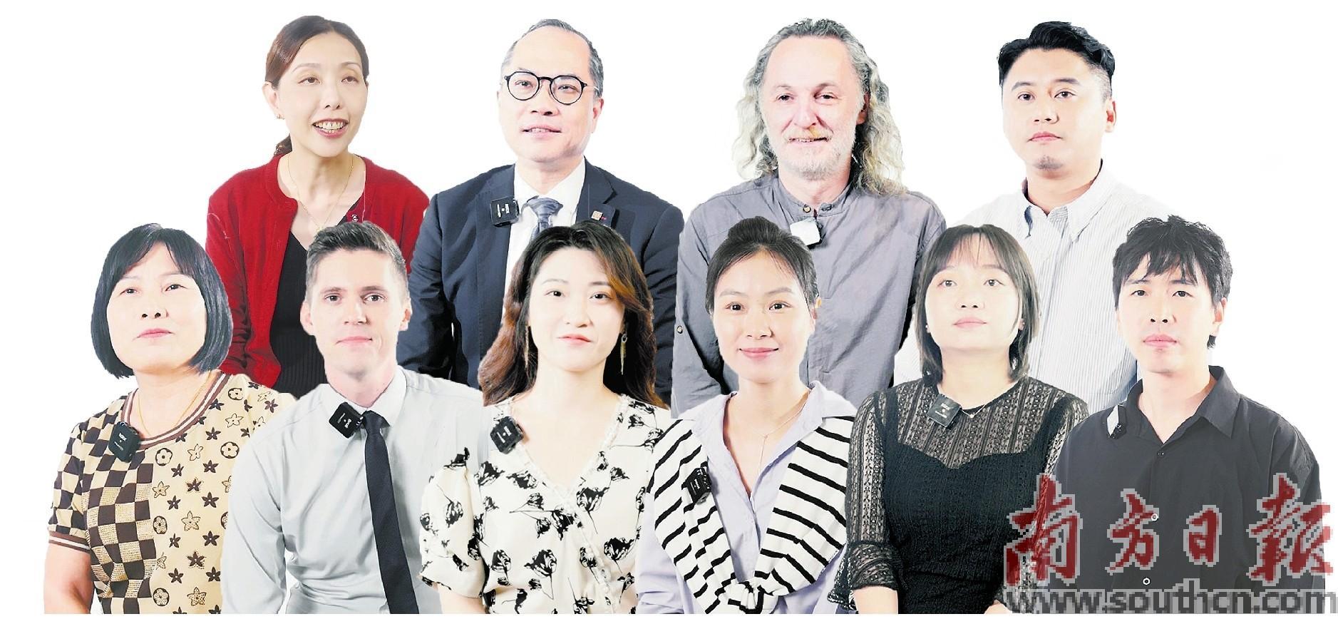  上排（从左到右）为曾惠贤、罗伟雄、JoJo、陈伟良,下排（从左到右）为苏少兰、杰克·本思德、张信芝、陈彩玲、当咦、王安恒。受访者供图（本图为拼接图）