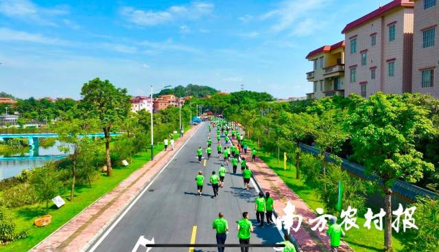 跑在仁善紫南，感受绿美风光。