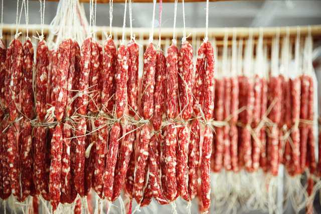 黄圃腊味（腊肠）。