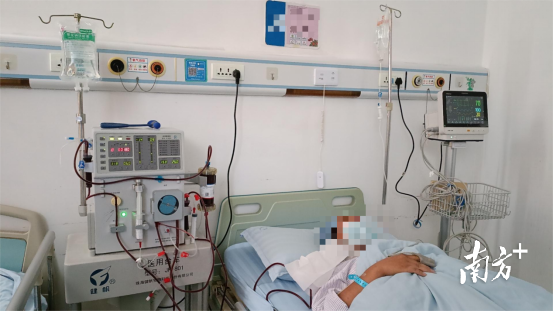 免疫吸附治疗场景。  受访者供图