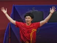 王楚钦男单摘金，自称发挥出120%的水平