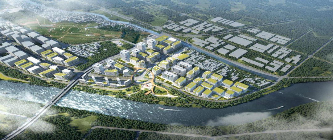 中山智能家电产业园（大岑片区）项目效果图。