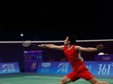 中国队包揽羽毛球男单金银牌