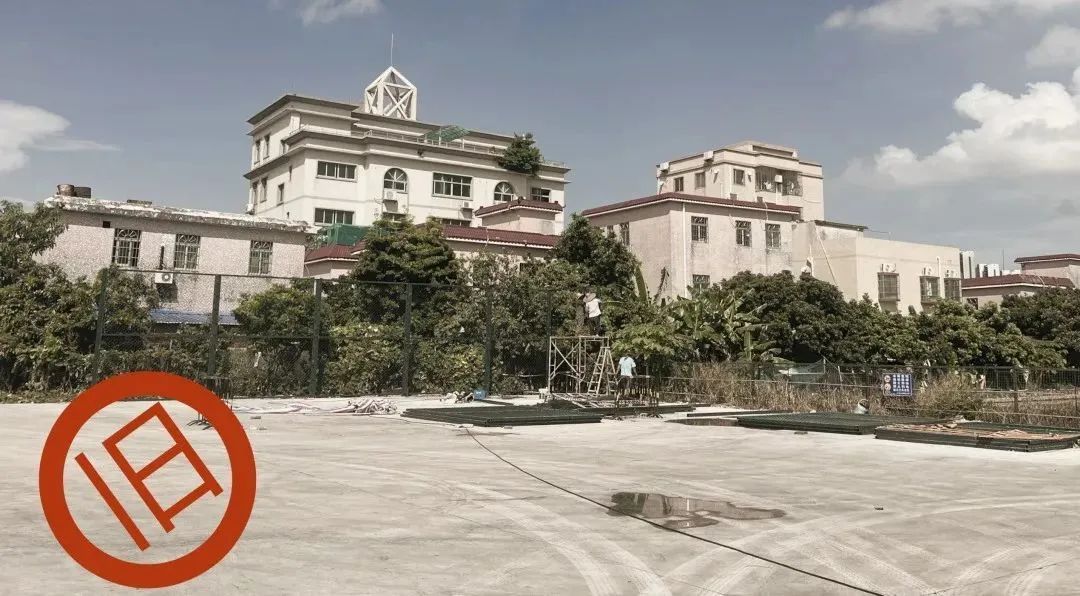 升级改造之前的小游园。