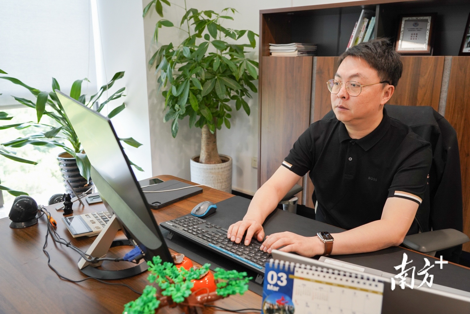 美图销售总监唐海健。 南方拍客 连婉晴 供图