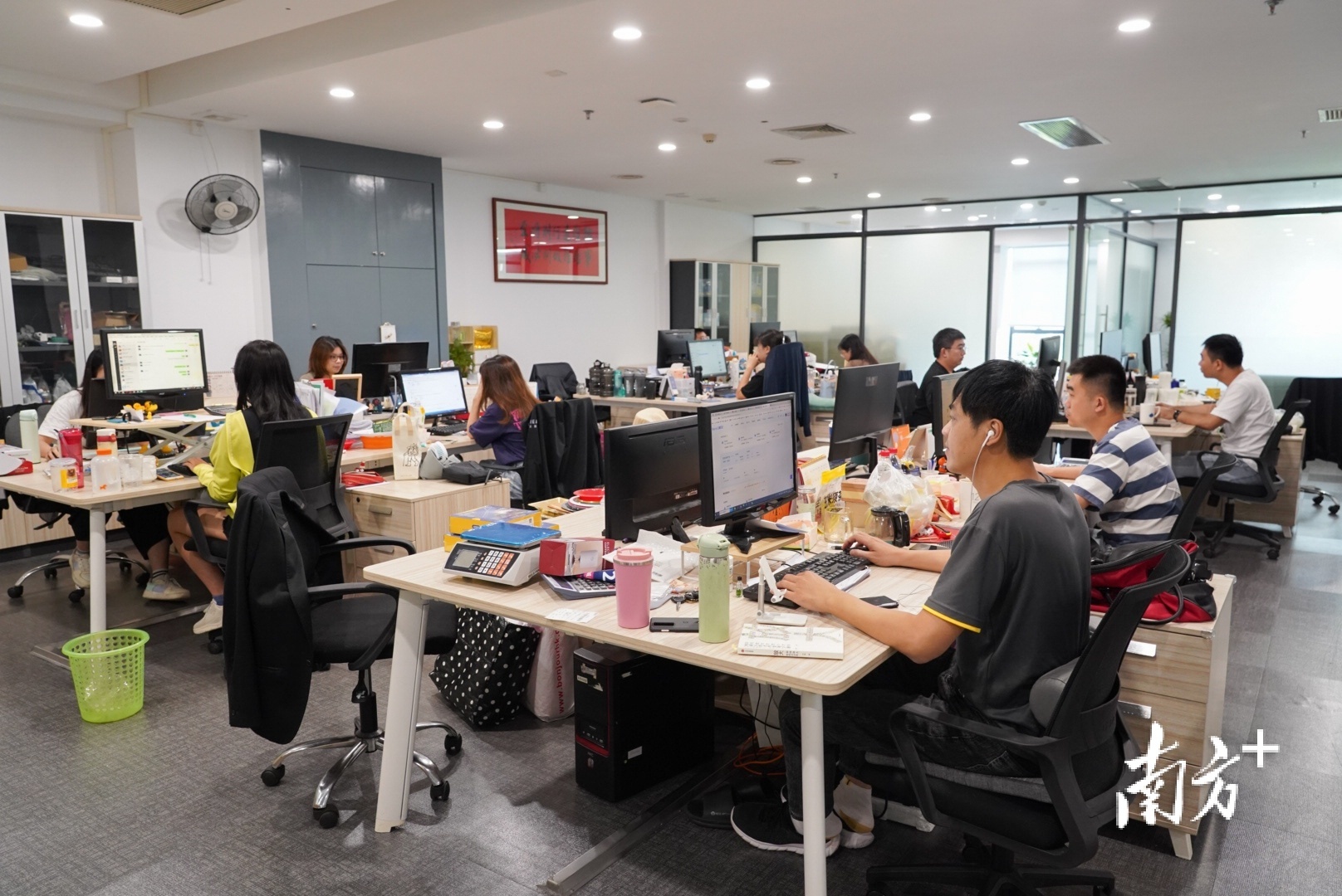 中山市美图塑料工业有限公司名下跨境电商业务子公司的办公室。 南方拍客 连婉晴 供图