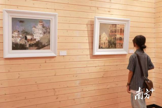 “艺览山河 在明明德”的广东省高校美术学院院长作品展在广州新华学院举办。