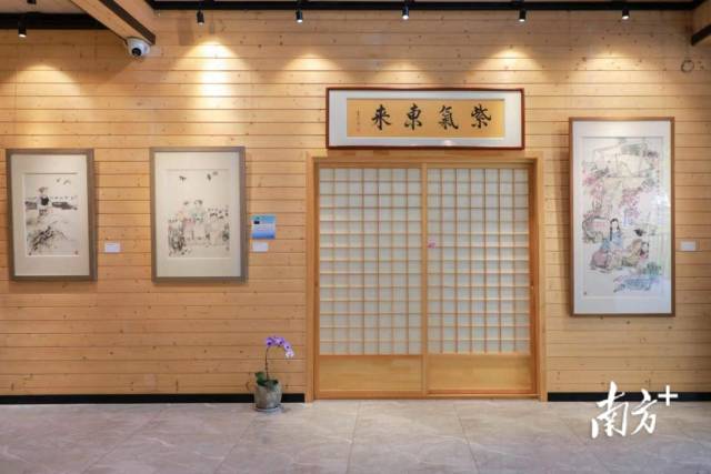 “艺览山河 在明明德”的广东省高校美术学院院长作品展在广州新华学院举办。