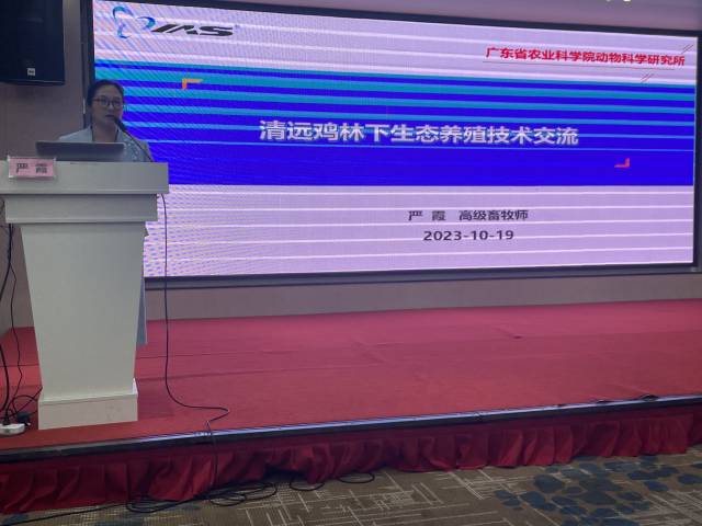 广东省农科院动科所高级畜牧师严霞