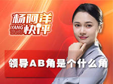 领导AB角是个什么角|杨阿洋快评