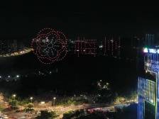 欢迎海内外客商回“嘉”！500架无人机光影秀闪耀梅州夜空