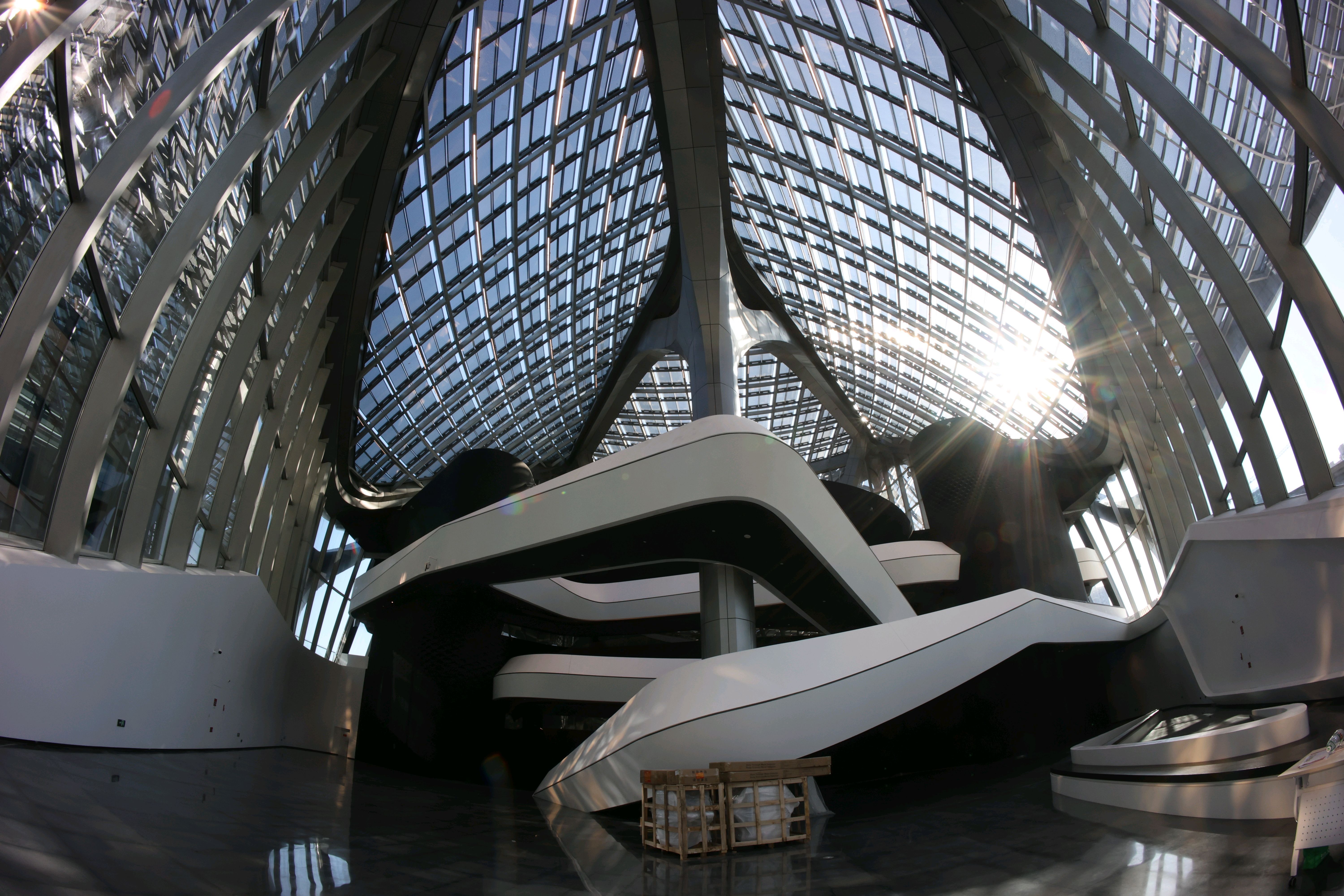 简洁的线条和色调。  南方+ 关铭荣 拍摄