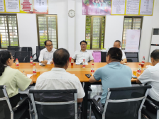 梁荣杰率队到博贺镇调研基层党建和主题教育等工作