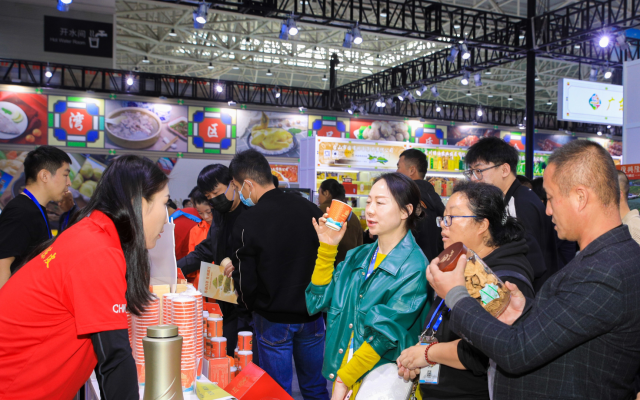 新会 陈皮展位对接火热。