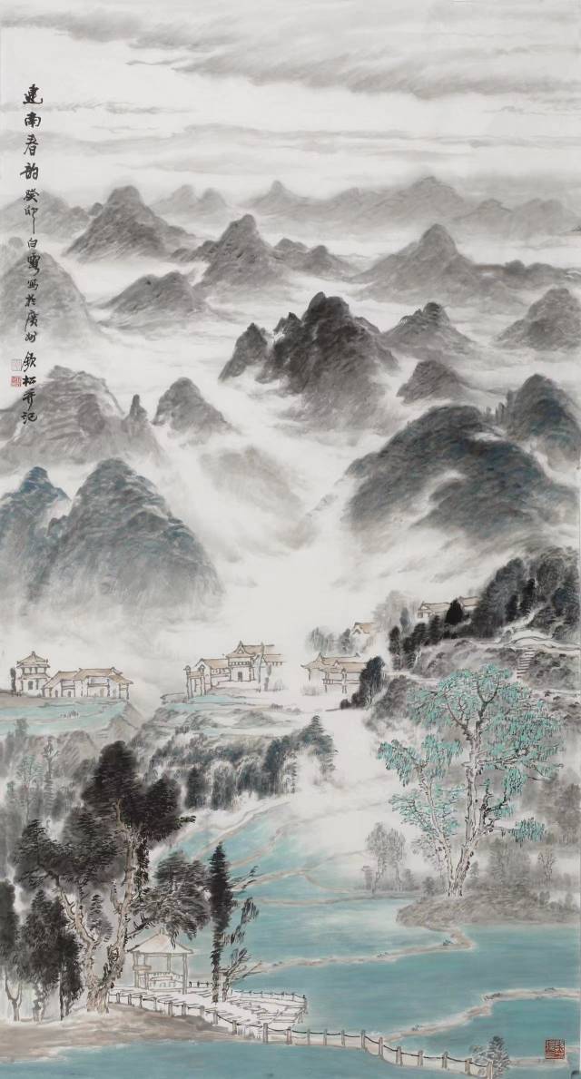 许钦松创作的《连南春韵》 。