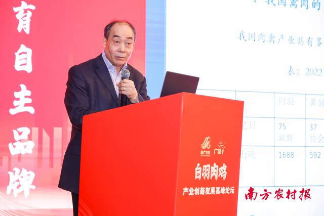 中国畜牧业协会副秘书长李景辉分享《白羽肉鸡现状与展望》