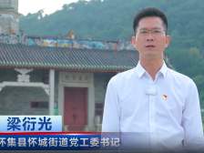 怀城街道党工委书记梁衍光：构建发展新格局，打造商贸现代镇