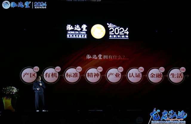 宋洋阐述了泓达堂新产品和2.0品牌新升级的概念