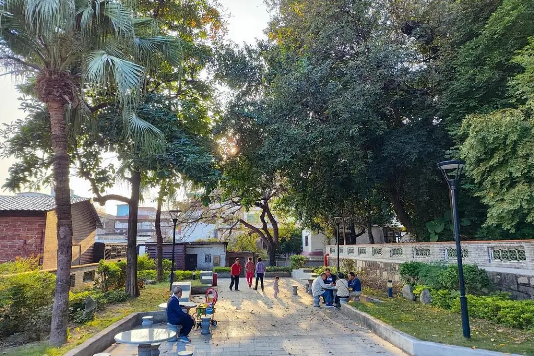 公园一角。 公园一角。