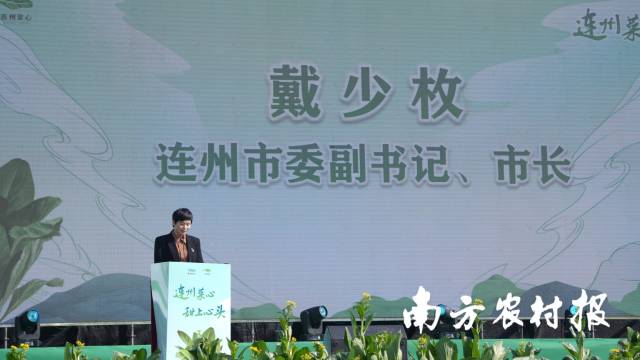 连州市委副书记、市长戴少枚致辞