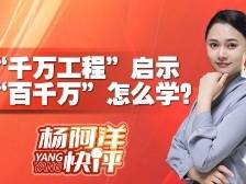 “千万工程”启示，“百千万”怎么学 | 杨阿洋快评