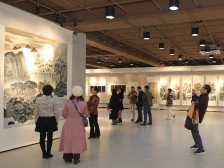 当代岭南名家书画作品邀请展在华农艺术学院精彩绽放