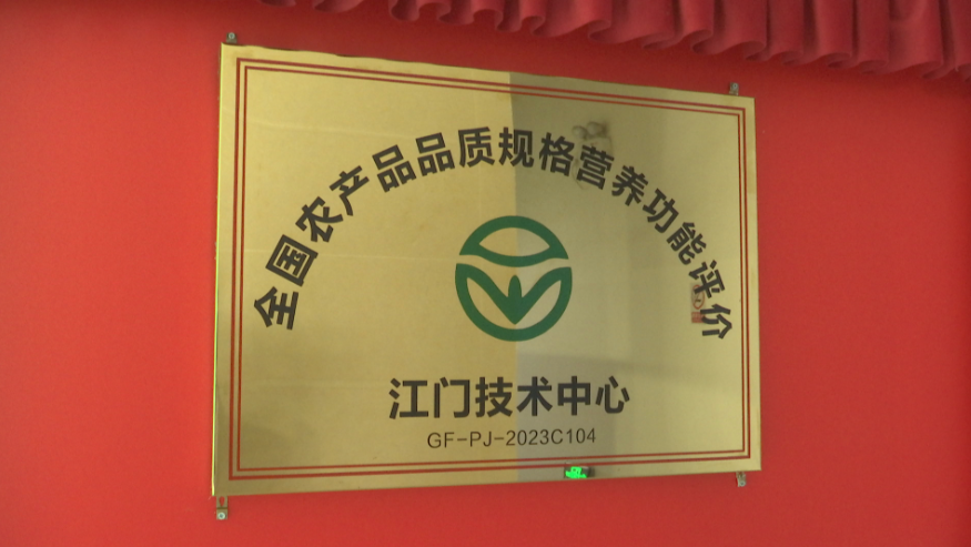 全国农产品品质规格营养功能评价江门技术中心在江门市农产品质量监督检验测试中心正式揭牌。养功