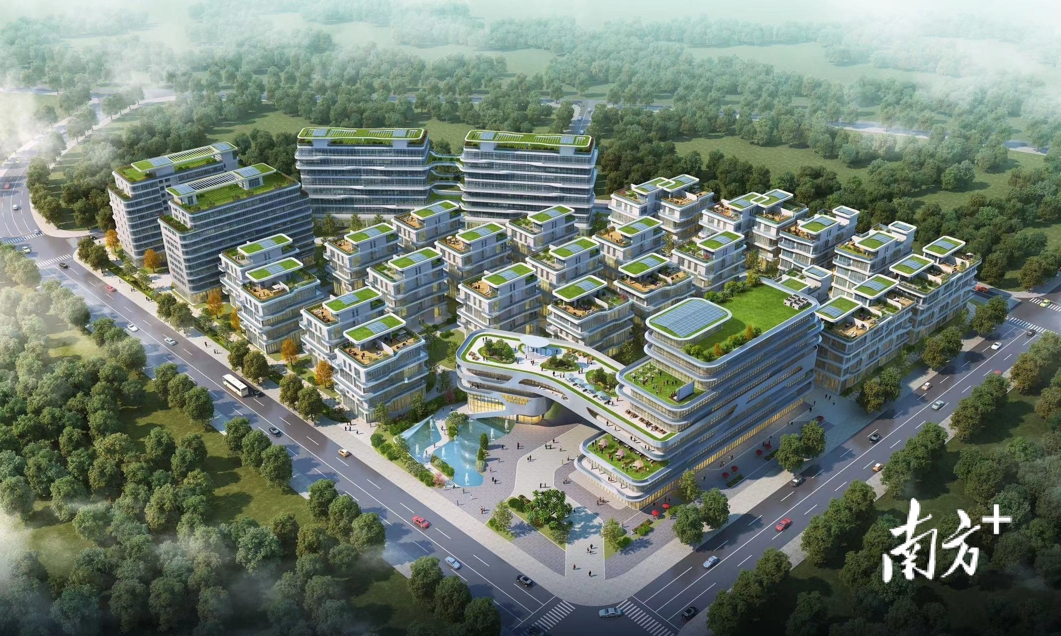 海天集团识麟科创园效果图。&nbsp; &nbsp;西樵镇供图