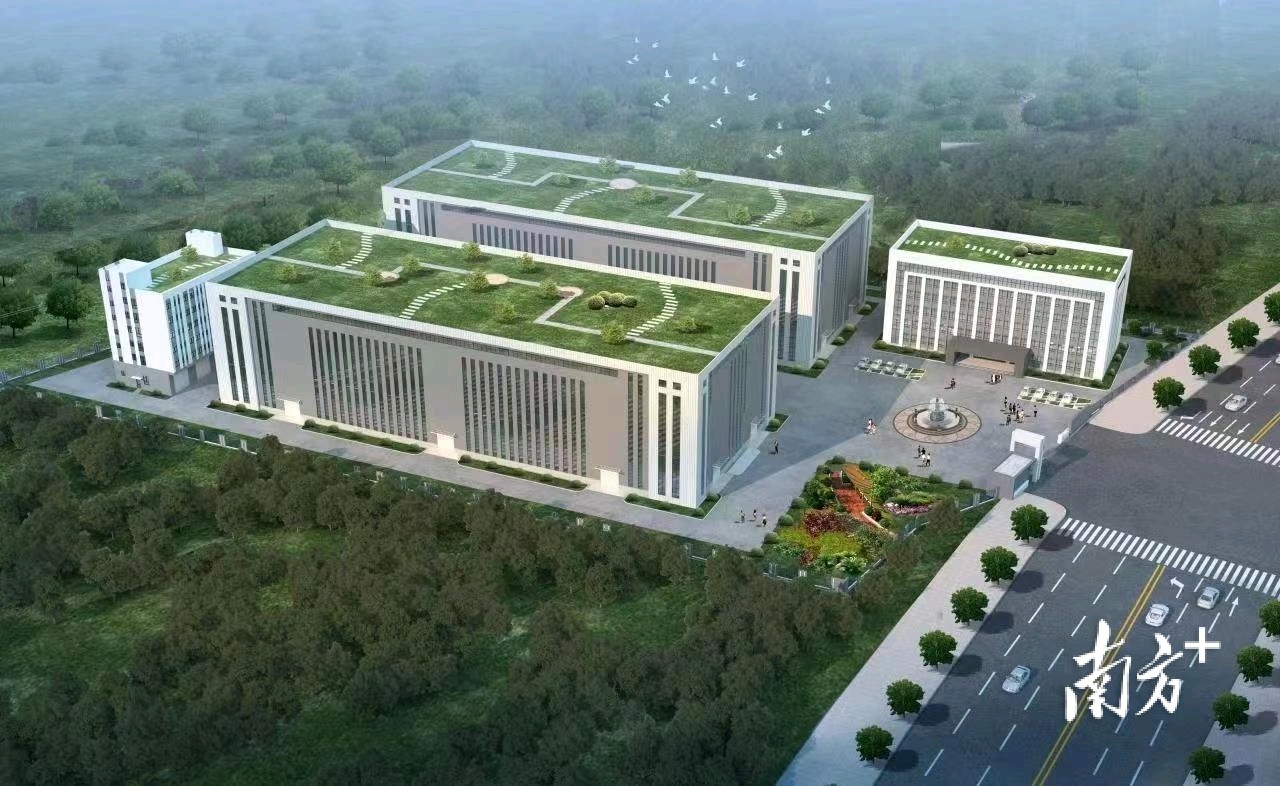 隆信激光智能装备上市总部项目效果图。   通讯员供图