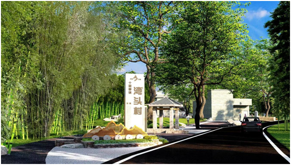 湾头村全面推进镇村同建同治同美（驻十里亭镇帮镇扶村工作队提供）。