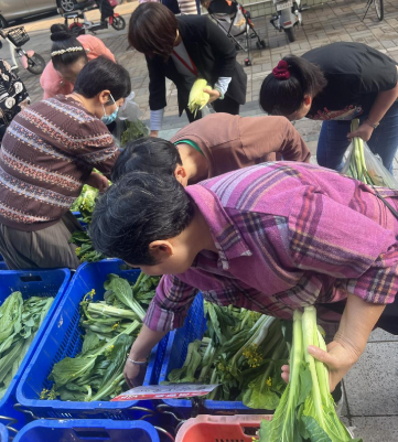 连州菜心上架后，消费者的复购意愿很强。
