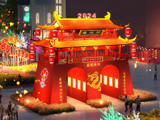 广州百年花市主牌楼曝光！四大景观等你来打卡