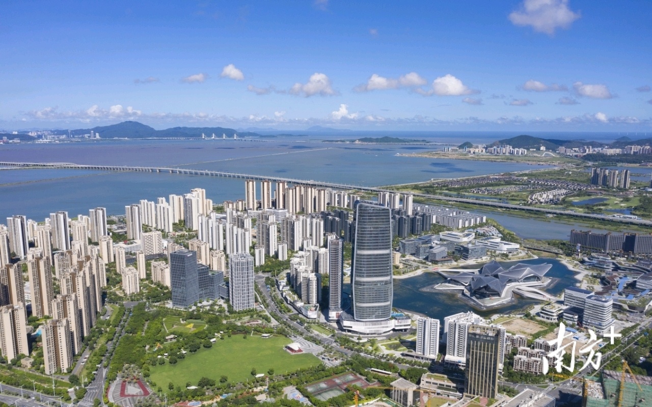 航空新城俯瞰图。