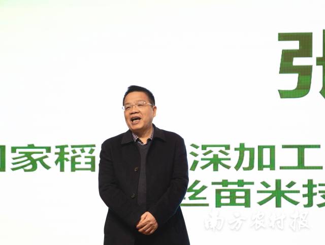 丝苗米技术创新联盟理事会理事长、广东省农业科学院副院长、研究员张名位。
