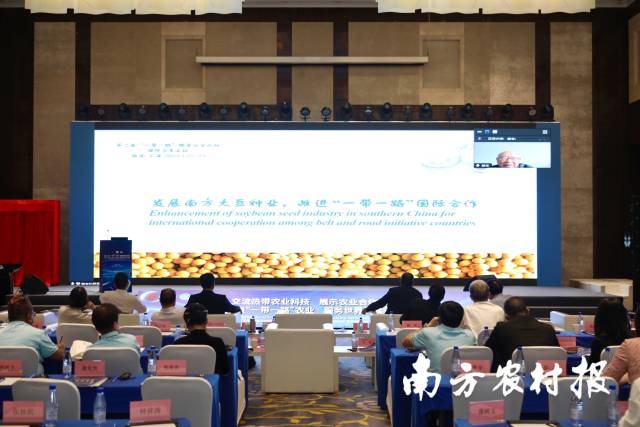 中国工程院院士盖钧镒作主旨报告，<strong>j9</strong>剖析国产大豆的现状与困境，为中国大豆种业可持续、高质量发展提供参考方向。