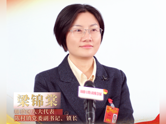梁锦棠:妙趣陈村,打造“旺丁又旺财”文旅消费新高地|顺德两会