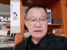 北美书画协会主席翟文章在圣地亚哥为华夏炎黄送福