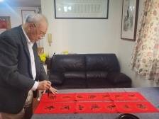 香港东方书画院院长梁君度祝全球华人龙年快乐