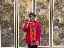 两岸和平发展联合总会副理事长林惠红祝台湾同胞新年快乐