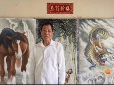 新西兰中华文化艺术学院院长区本祝全球华侨华人龙年大吉