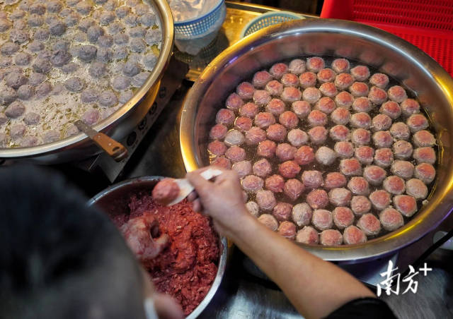 潮汕牛肉丸。