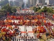 肇庆广宁：百头龙狮闹新春，武术之乡年味浓