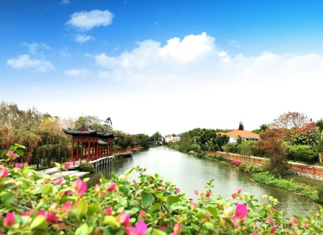 新兴县六祖镇美丽河道。（新兴县六祖镇“百千万”指挥办供图）