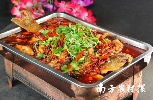 新鲜热辣的吴川烤鱼