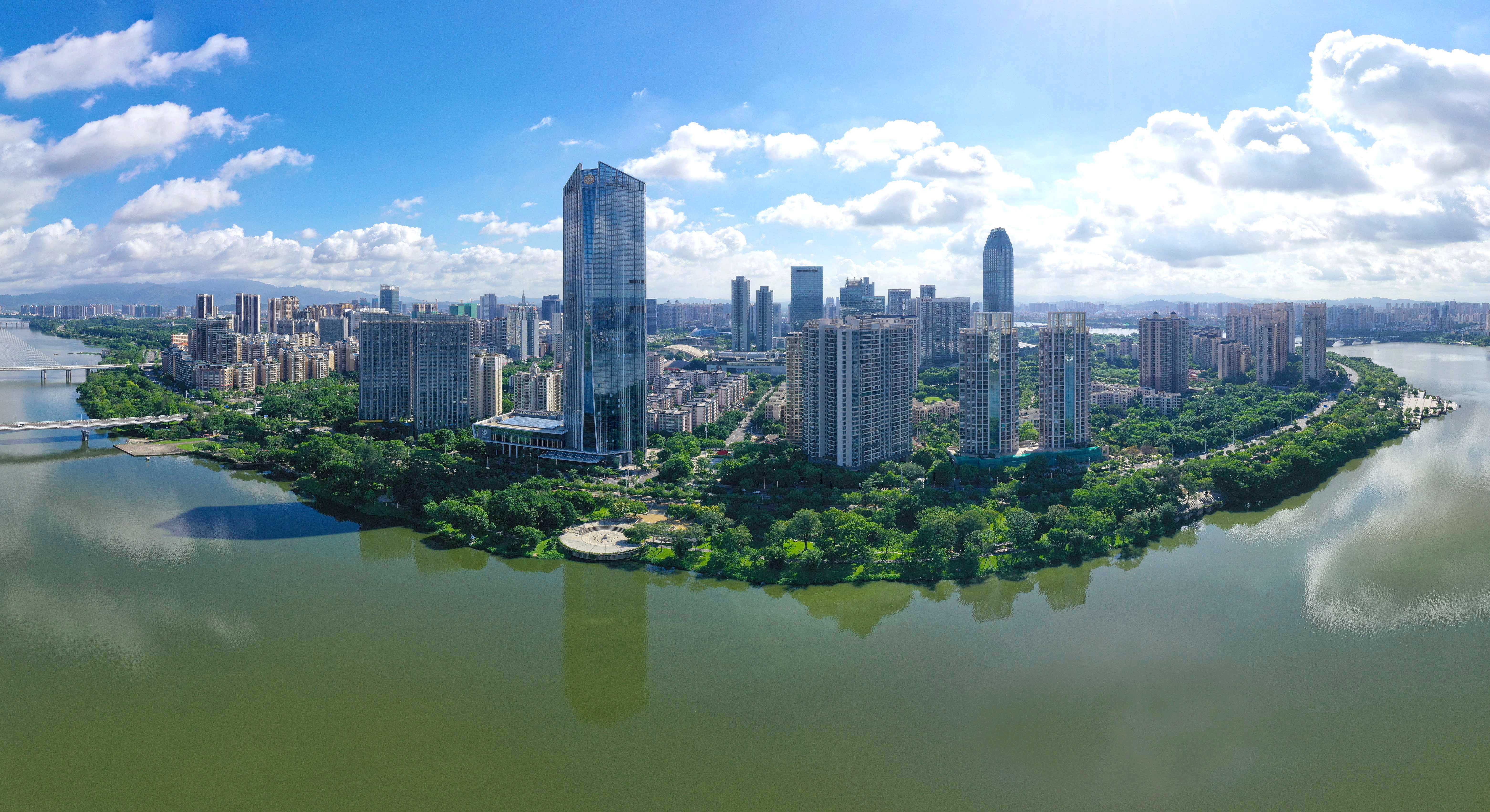 惠城江北片区鸟瞰图。梁维春 摄 惠城江北片区鸟瞰图。梁维春 摄