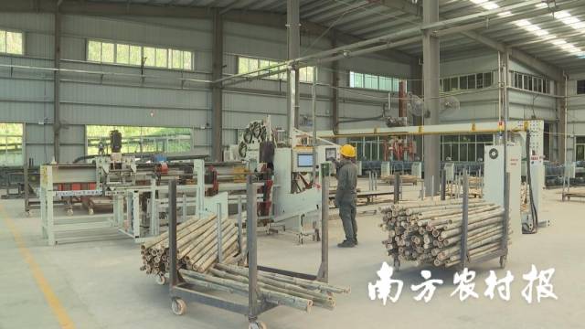 广东健态实业有限公司的毛竹生产车间已开工